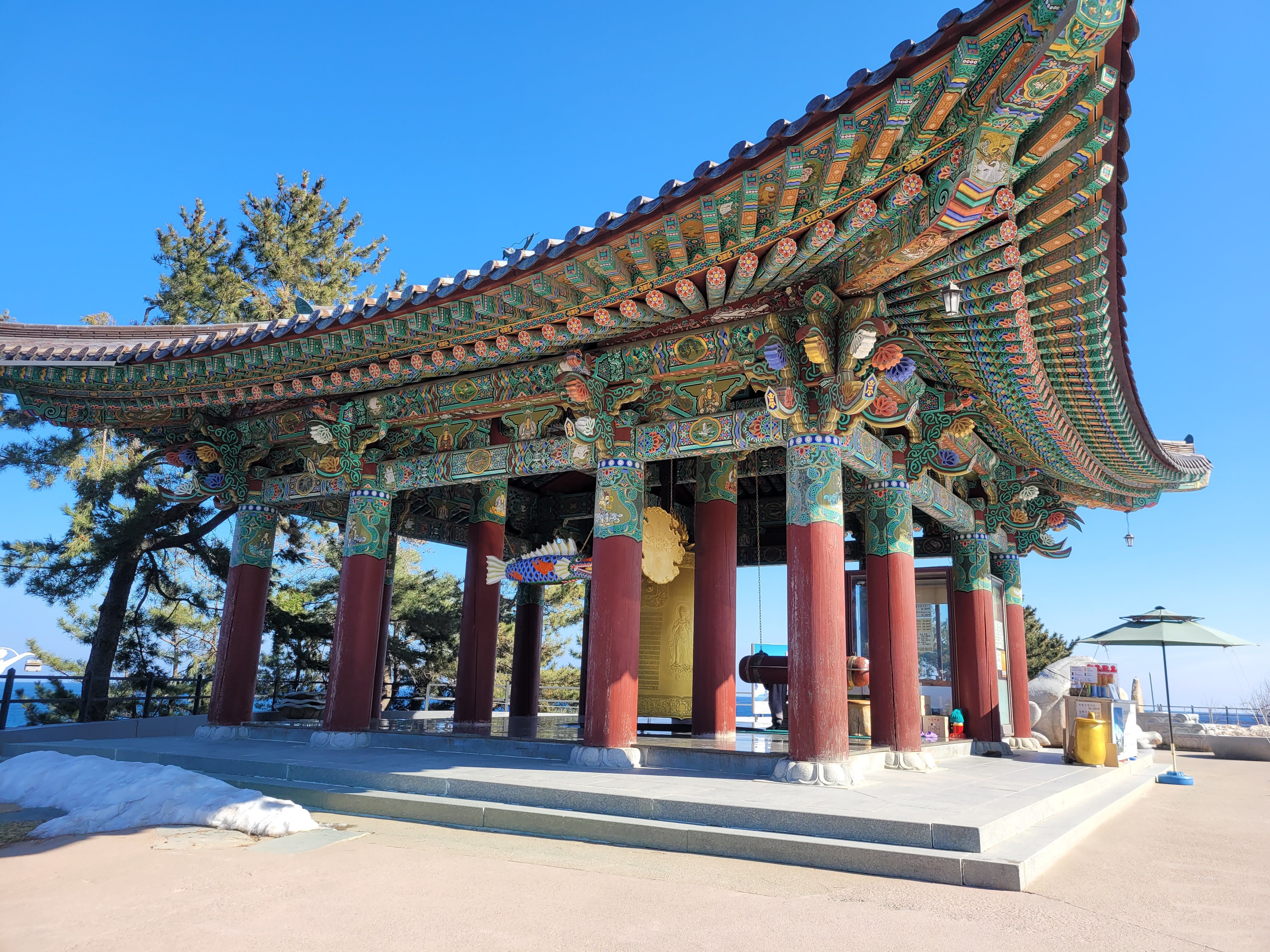 연화대 해안 쪽, 가장 잘 나오는 촬영 포인트 중 하나.